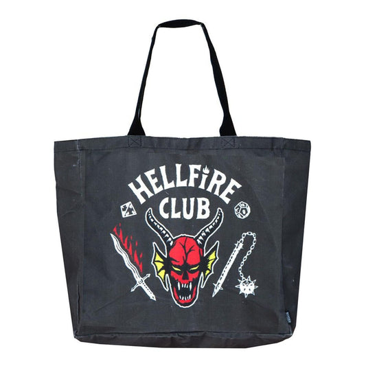 Stranger Things Tote Bag Hellfire Club XL - FanofThings.co.uk