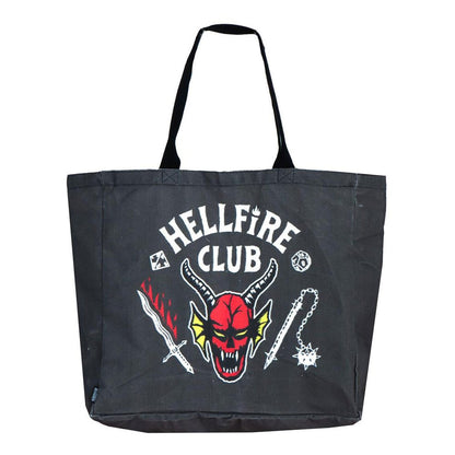 Stranger Things Tote Bag Hellfire Club XL - FanofThings.co.uk