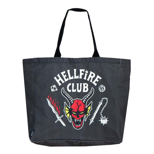 Stranger Things Tote Bag Hellfire Club XL - FanofThings.co.uk