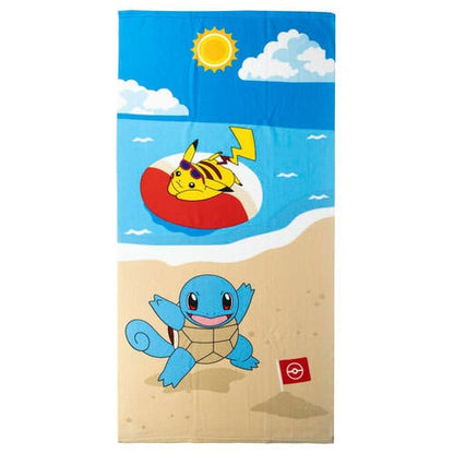 Pokemon Towel Pikachu, Schiggy 70 x 140 cm