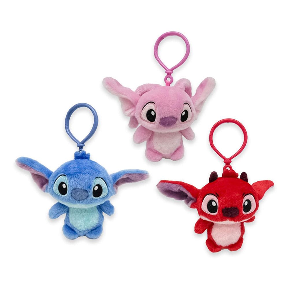 Lilo & Stitch Plush Keychains 12 cm Assortment (24) Cerdá