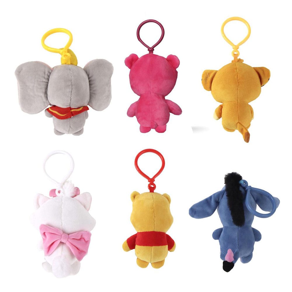 Disney Plush Keychains 12 cm Assortment (24) Keyrings