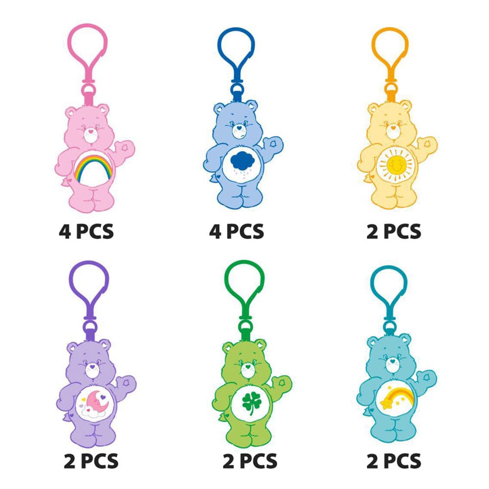 Care Bears Plush Keychains 12 cm Assortment (16) Keyrings