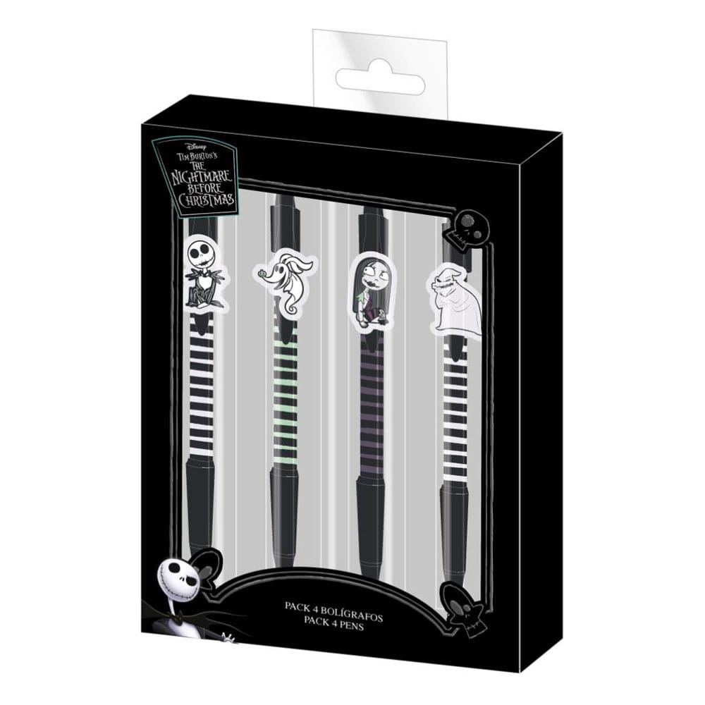 The Nightmare before Christmas ball pen 4-Pack character - FanofThings.co.uk