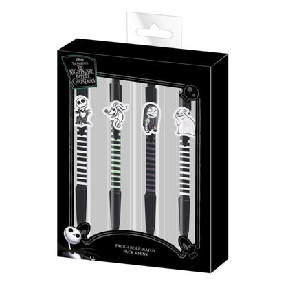 The Nightmare before Christmas ball pen 4-Pack character - FanofThings.co.uk