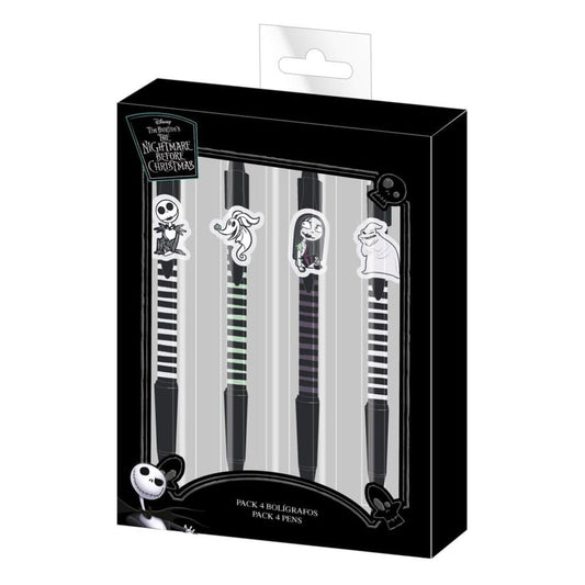 The Nightmare before Christmas ball pen 4-Pack character - FanofThings.co.uk