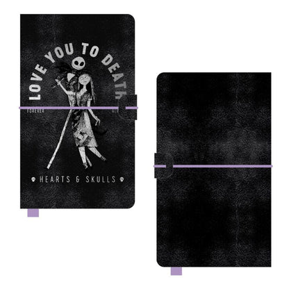 Nightmare before Christmas Premium Notebook A5 Sally & Jack - FanofThings.co.uk