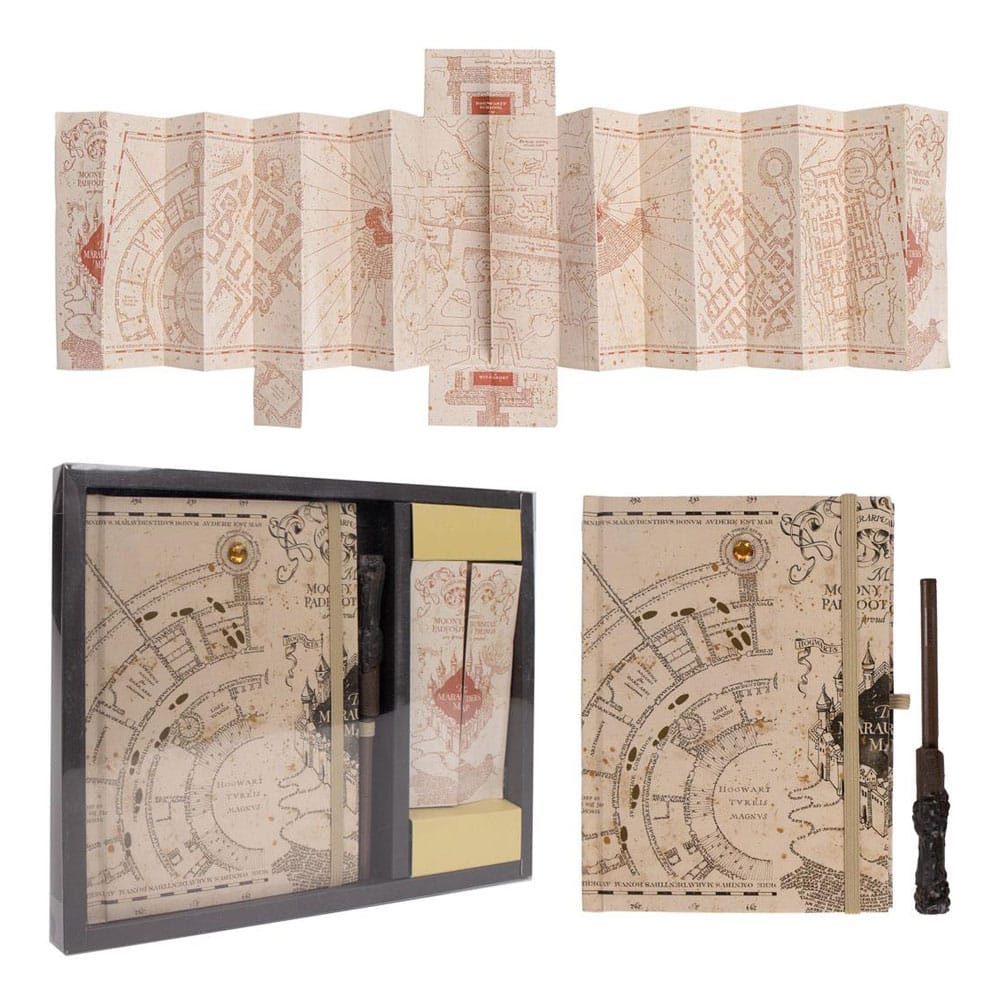 Harry Potter Stationery Set Marauder's Map - FanofThings.co.uk