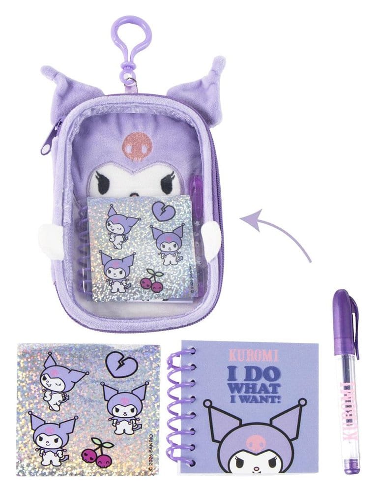 Sanrio Plush Stationery Set Kuromi