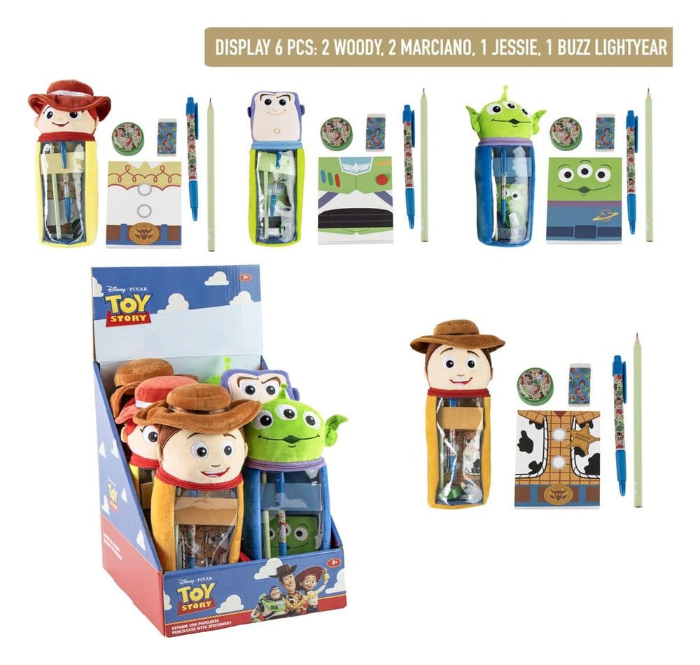 Disney Plush Pencil Case with Accessories Toy Story Display (6)