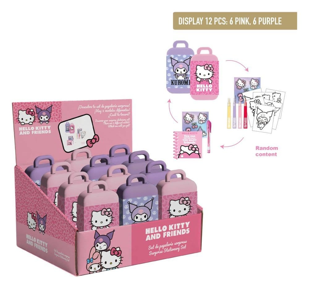 Sanrio Stationery Set Hello Kitty Blind Box Display (12)