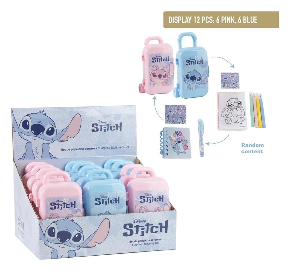 Disney Stationery Set Stitch Blind Box Display (12)