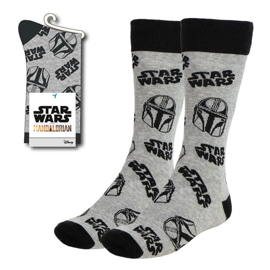 Star Wars: The Mandalorian Socks Mandalorian 38-45 - FanofThings.co.uk