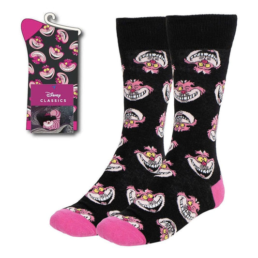 Disney Socks Alice in Wonderland Cheshire Cat Faces 36-43 Footwear