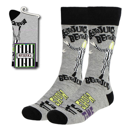 Beetlejuice Socks ItÂ´s Show Time 38-45
