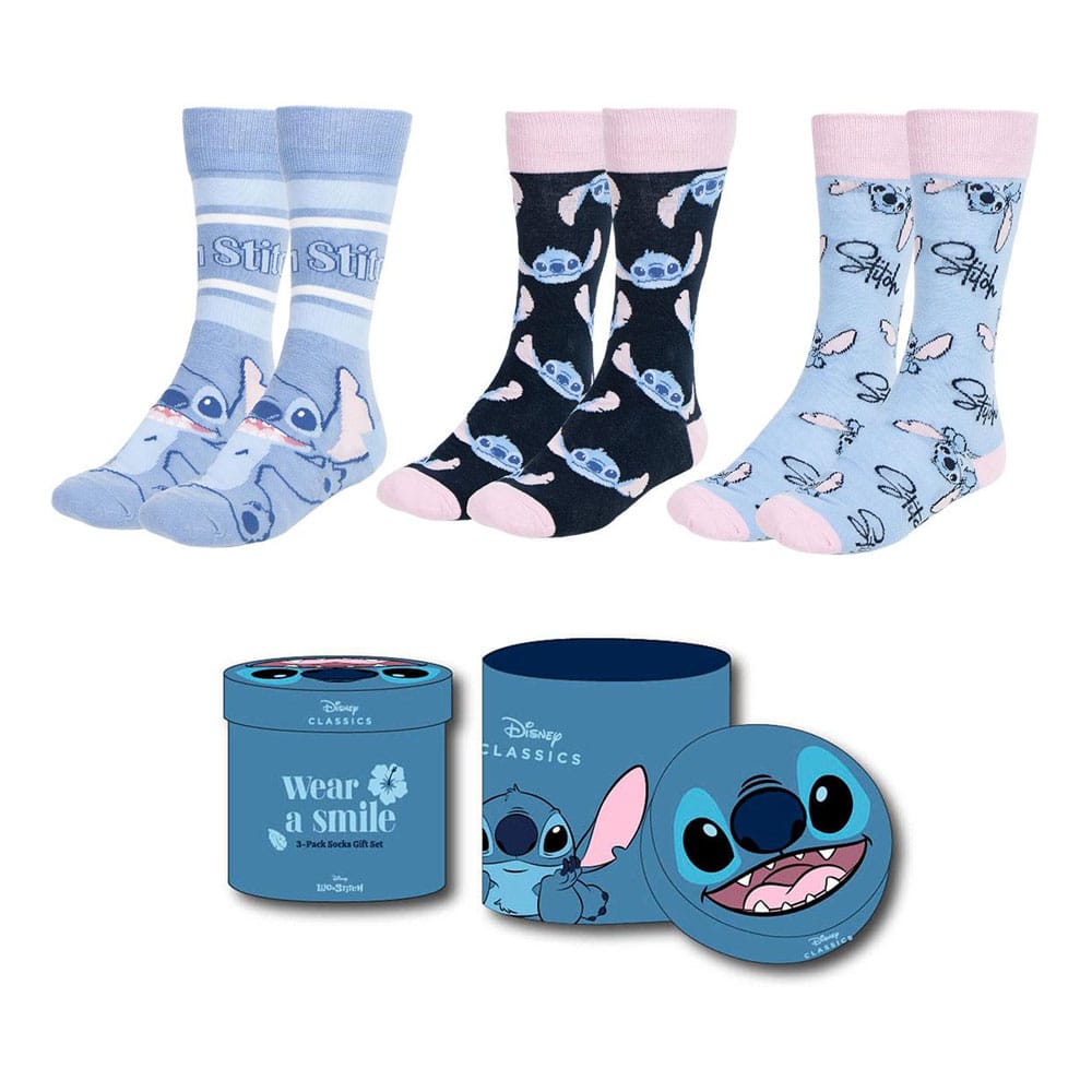 Lilo & Stitch Socks 3-Pack 36-43 Cerdá