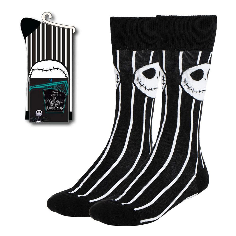 Nightmare before Christmas Socks JackÂ´s Face Stripes 38-45