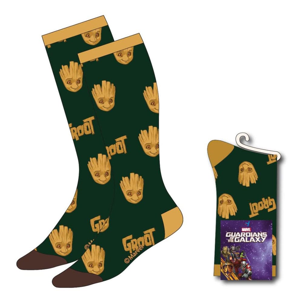 Guardians of the Galaxy Socks Groot´s Face 38-45 Footwear