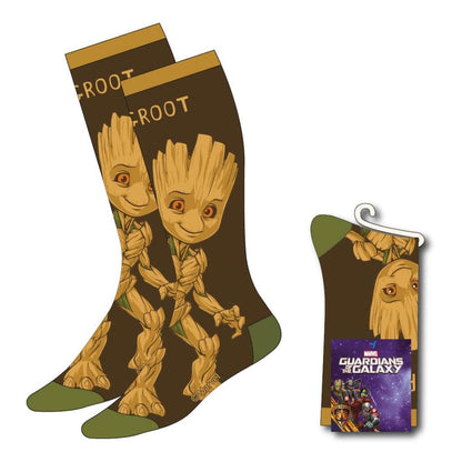 Guardians of the Galaxy Socks Groot 38-45 - FanofThings.co.uk
