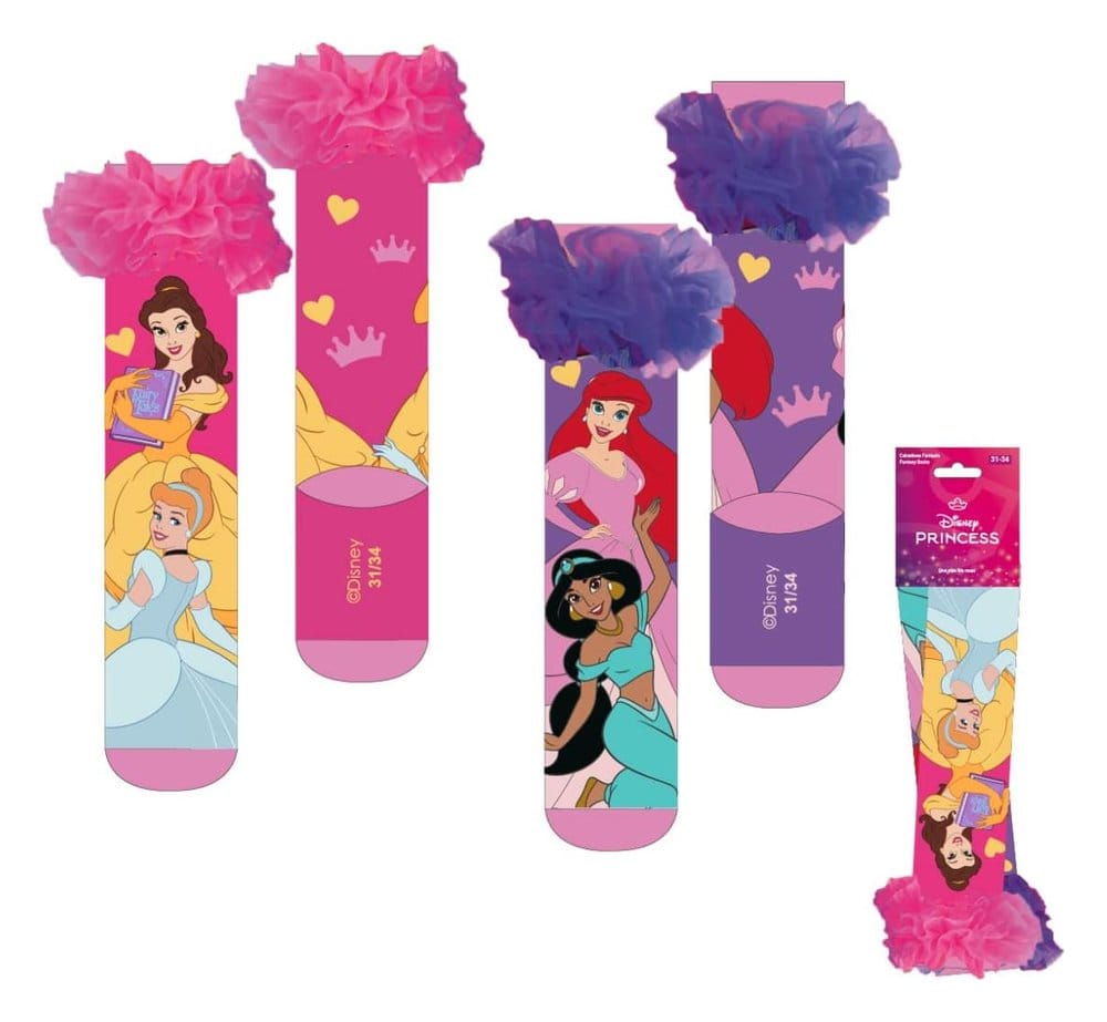 Beauty and the Beast Socks with Applications Belle 27-34 Cerdá