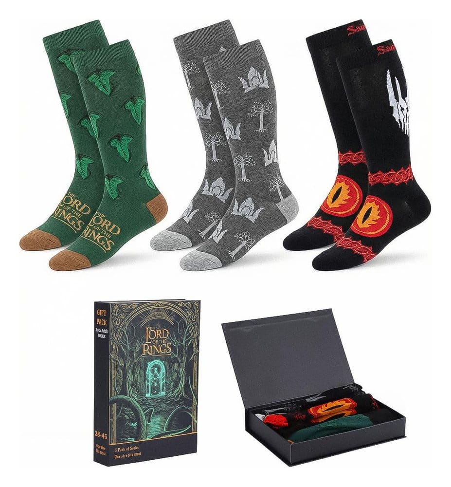 The Lord of the Rings Socks 3-Pack 38-45