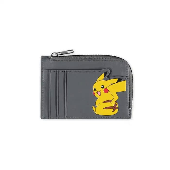 Pokémon Card Wallet Pikachu Gray Wallets