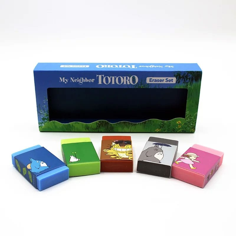My Neighbor Totoro Eraser Set (5) - FanofThings.co.uk