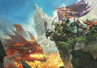 Dungeons & Dragons Gaming Puzzle Collection Jigsaw Puzzle Attack of the Dragon (500 pieces) Clementoni