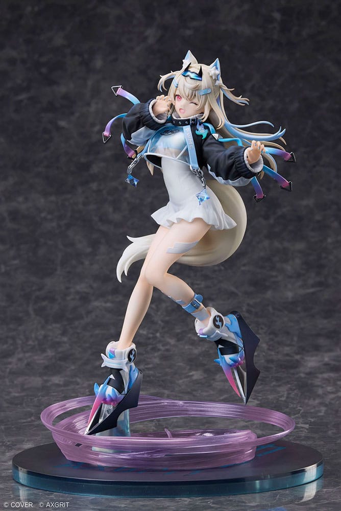 Hololive Production PVC Statue 1/7 Advent Fuwawa Abyssgard AXGRIT Ver. Standard Edition 27 cm