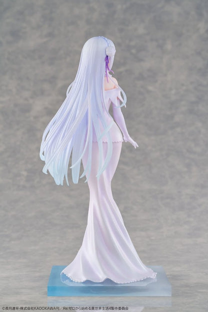 Re:ZERO -Starting Life in Another World- PVC Figure 1/7 Emilia Wedding dress Ver. 24 cm