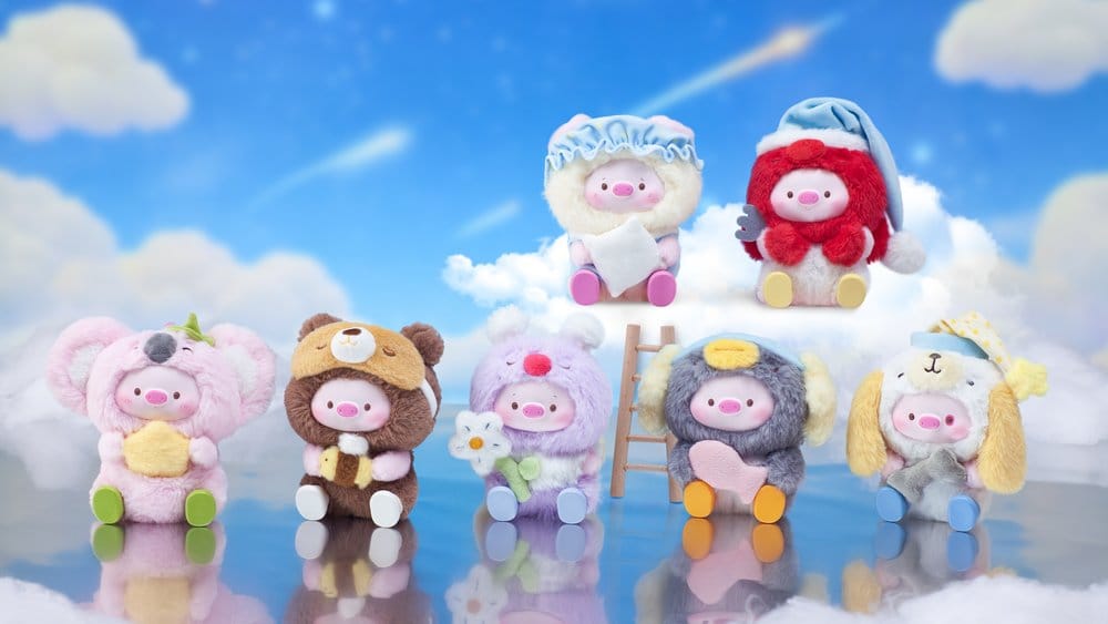 GeeGeePig: Pajamas Lullabies Blind Box Keychain 16 cm Display (6) Rong Creator
