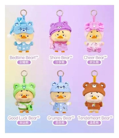 Upset Duck: Rainbow Care Bears Blind Box Keychain 16 cm Display (6) Rong Creator