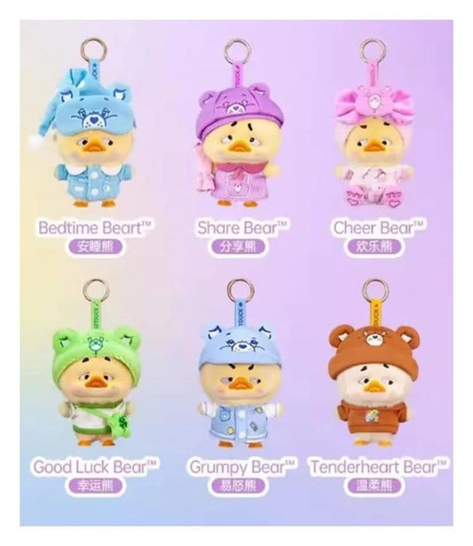 Upset Duck: Rainbow Care Bears Blind Box Keychain 16 cm Display (6) Rong Creator