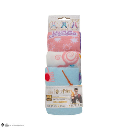 Harry Potter Socks 3-Pack Luna Lovegood Cinereplicas
