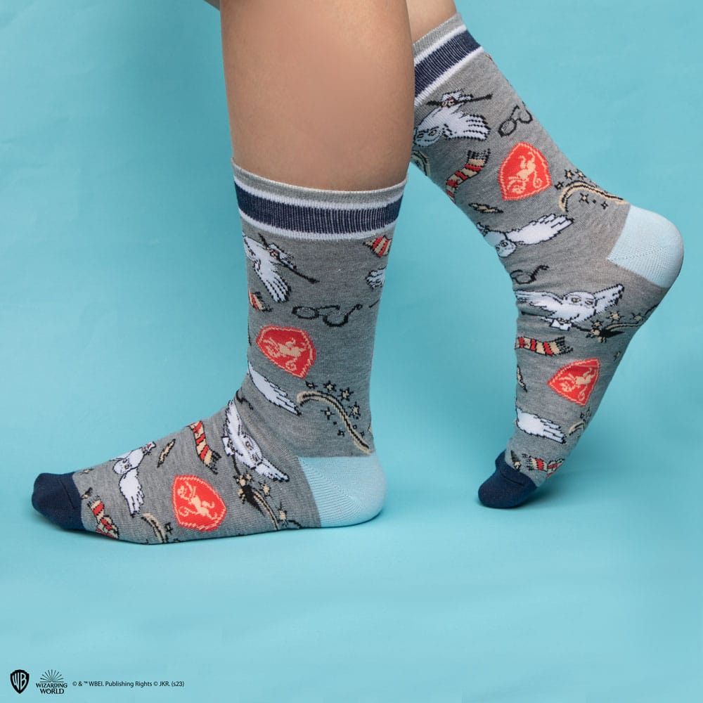 Harry Potter Socks 3-Pack Hedwig Cinereplicas