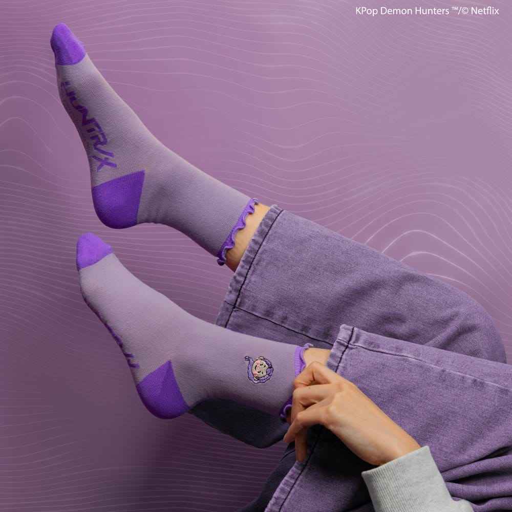 KPop Demon Hunters Socks Set of 3 HUNTR/X