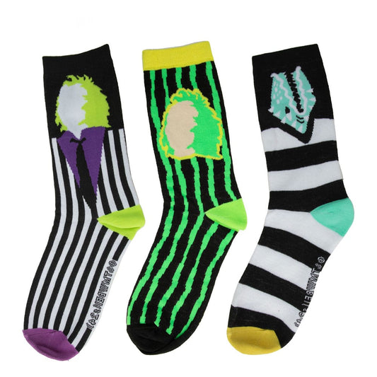 Beetlejuice Socks 3-Pack Footwear