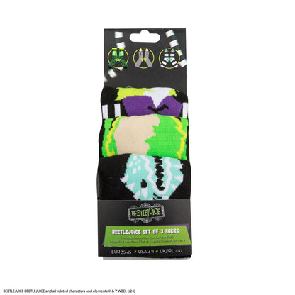 Beetlejuice Socks 3-Pack Footwear