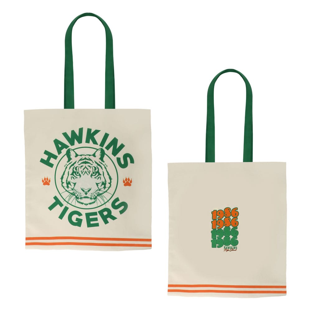 Stranger Things Tote Bag Hawkins Tigers Bags