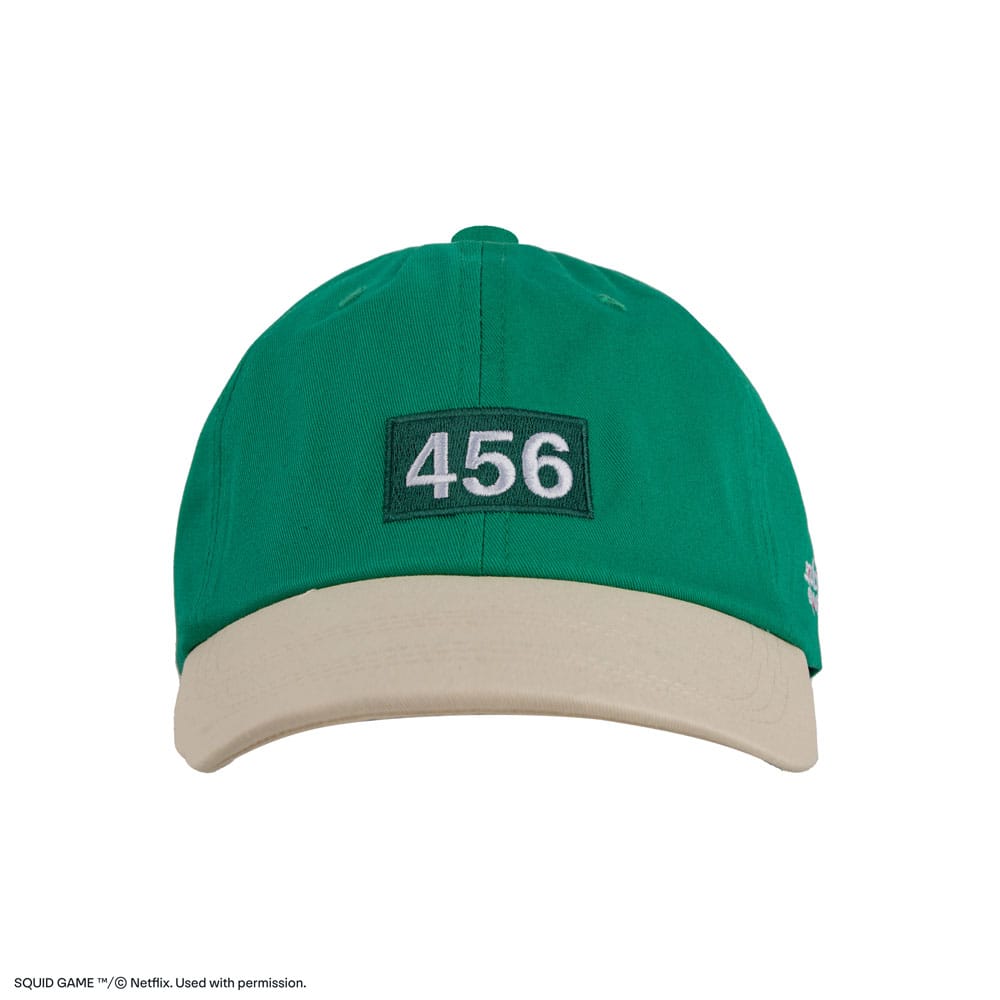 Squid Game Curved Bill Cap Player 456 Beanies & Caps