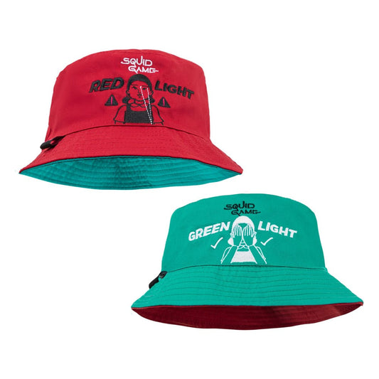 Squid Game Bucket Hat Red light green light Beanies & Caps