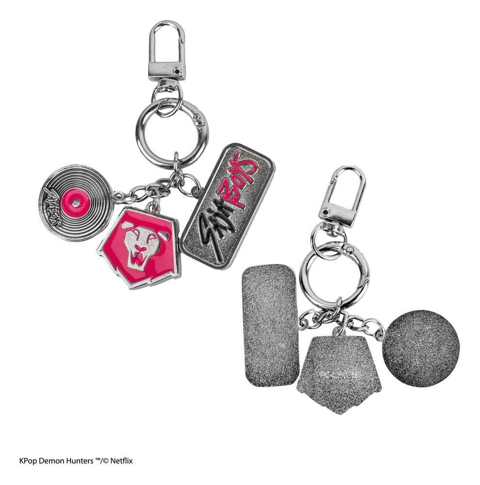 KPop Demon Hunters Charm Keychain Saja Boys