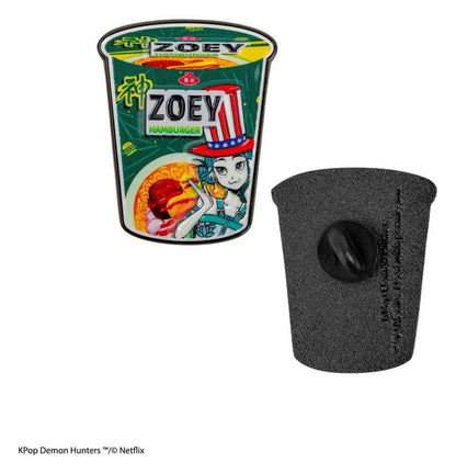 KPop Demon Hunters Pin Zoey Hamburger Noodles