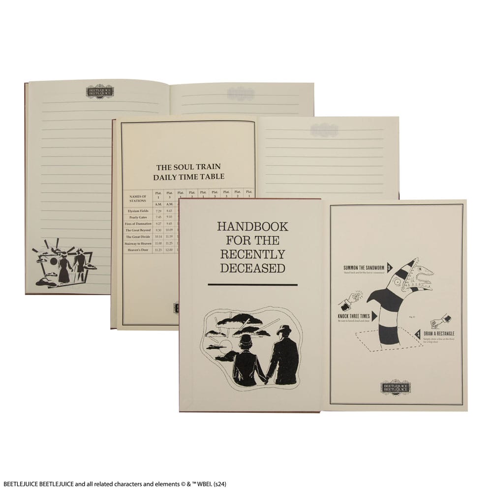 Beetlejuice Notebook Handbook for the Recently Deceased