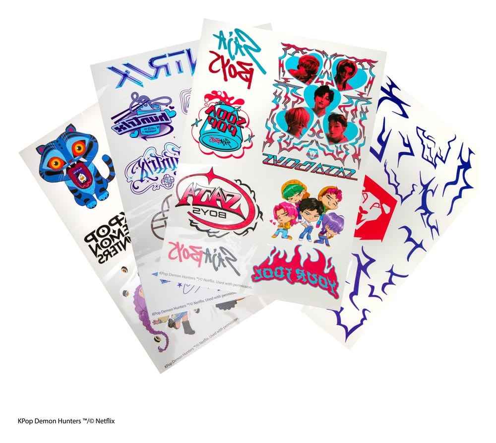 KPop Demon Hunters Tattoo Stickers KPop Demon Hunters