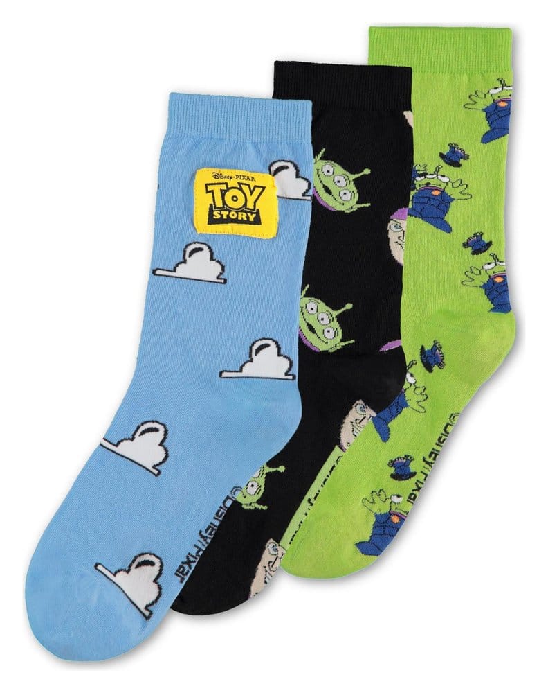 Toy Story 5 Socks 3-Pack Crew 39-42 Difuzed