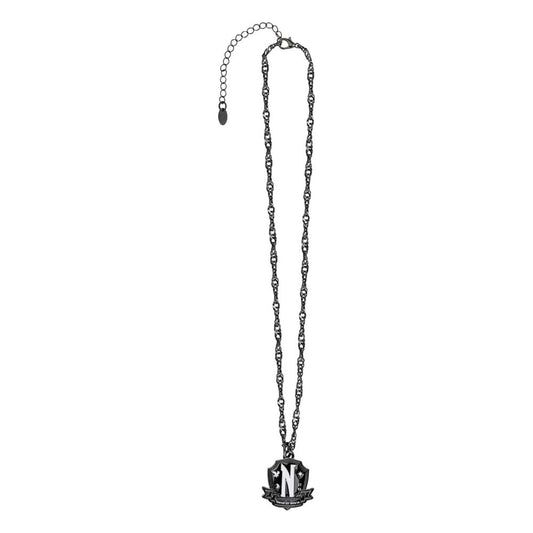 Wednesday Necklace with Pendant Nevermore Academy Black Pendants & necklaces