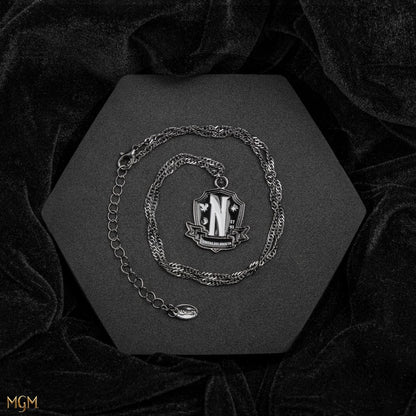 Wednesday Necklace with Pendant Nevermore Academy Black Pendants & necklaces