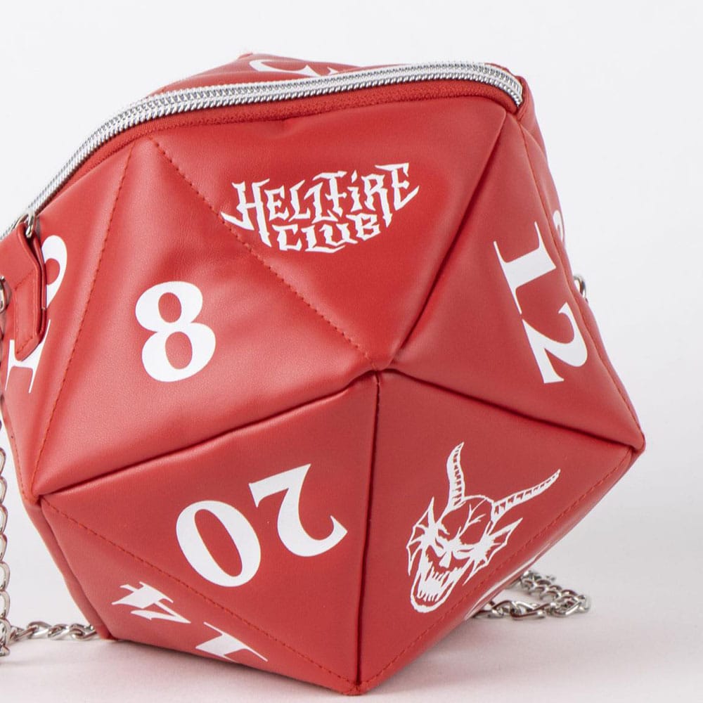 Stranger Things Faux Leather Handbag D&D Dice - FanofThings.co.uk