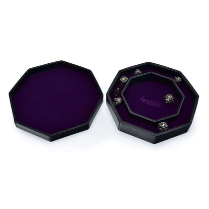CritStones Arena Dice Tray Purple Dragon